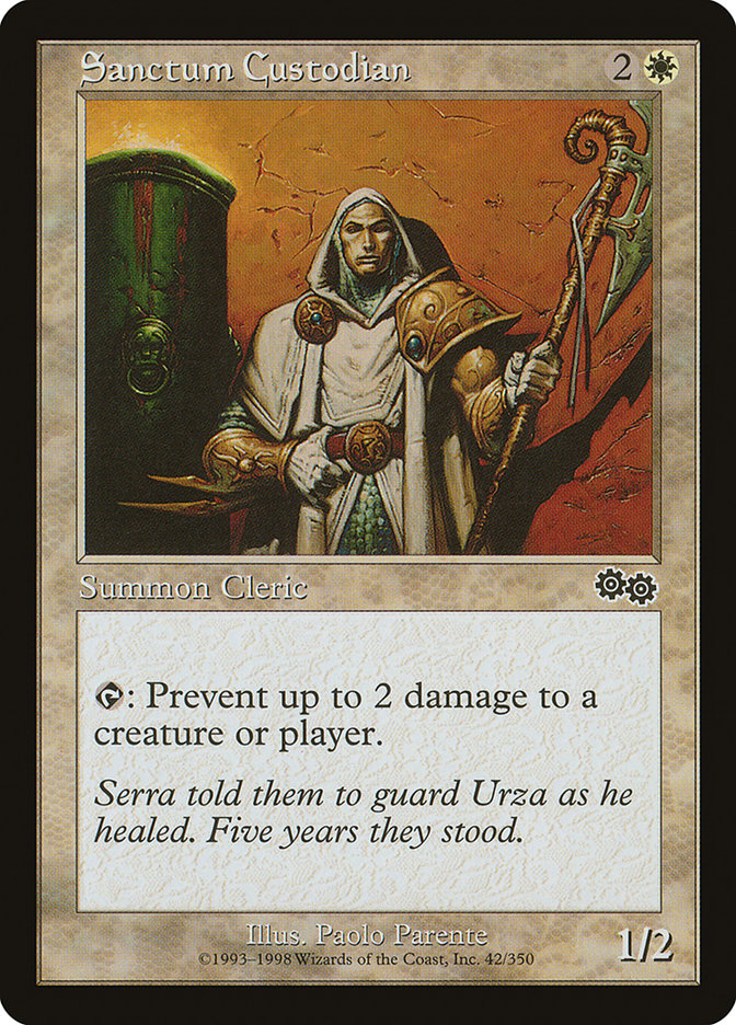 Sanctum Custodian [Urza's Saga] | Gate City Games LLC