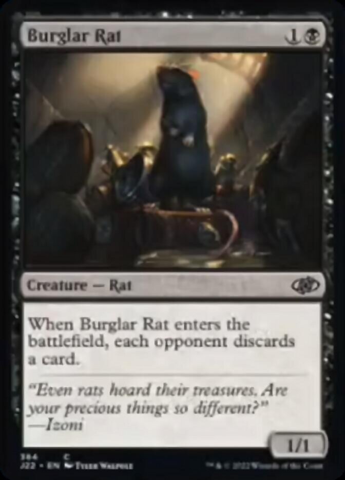 Burglar Rat [Jumpstart 2022] | Gate City Games LLC