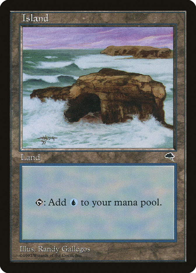 Island (Signature on Left) [Tempest] | Gate City Games LLC