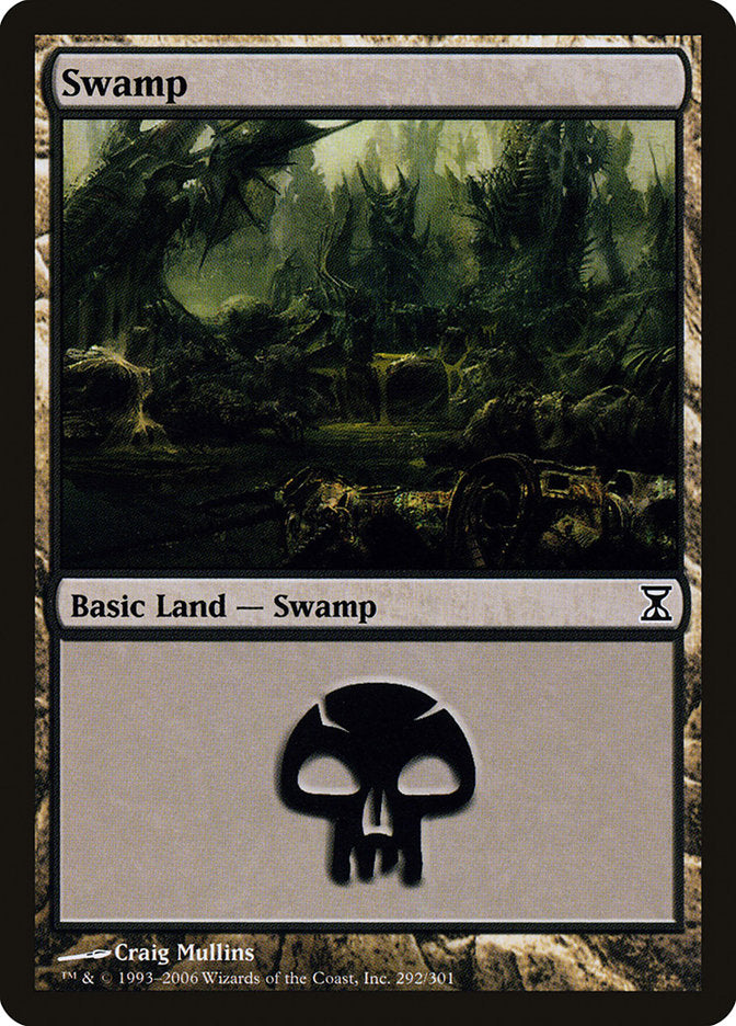 Swamp (292) [Time Spiral] | Gate City Games LLC