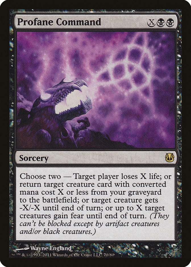 Profane Command [Duel Decks: Ajani vs. Nicol Bolas] | Gate City Games LLC