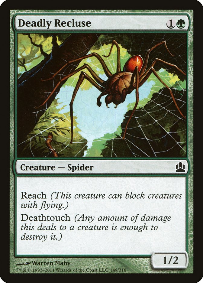 Deadly Recluse [Commander 2011] | Gate City Games LLC