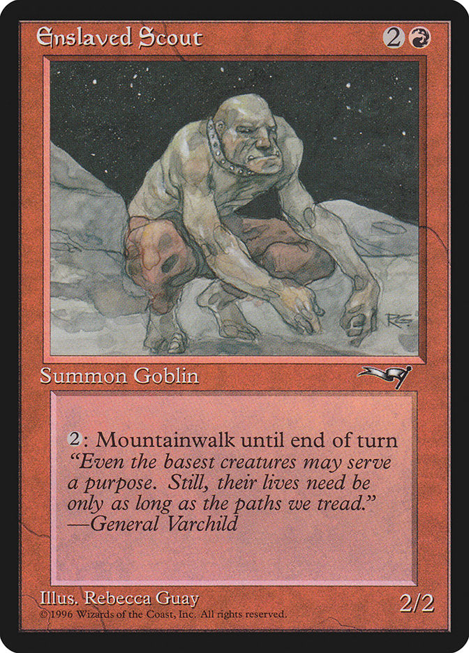 Enslaved Scout (Crouching) [Alliances] | Gate City Games LLC