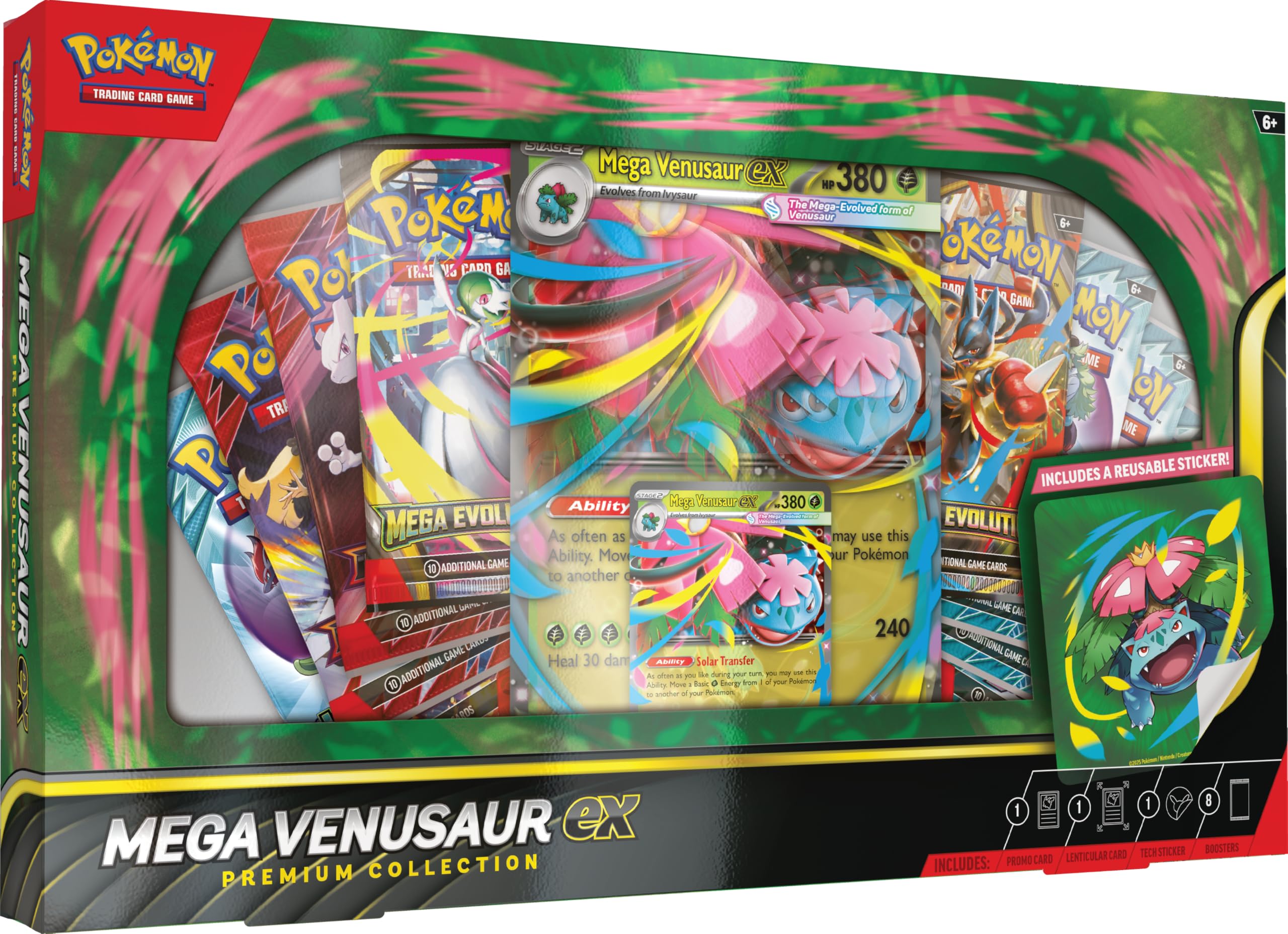 Pokemon TCG: Mega Venusaur EX Premium Collection | Gate City Games LLC
