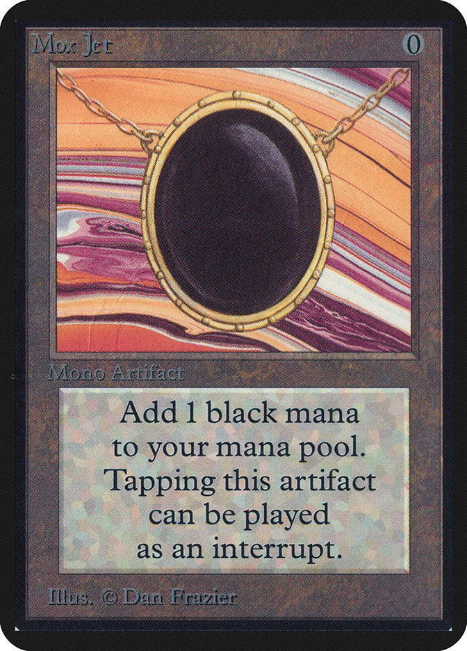 Mox Jet [Alpha Edition] | Gate City Games LLC
