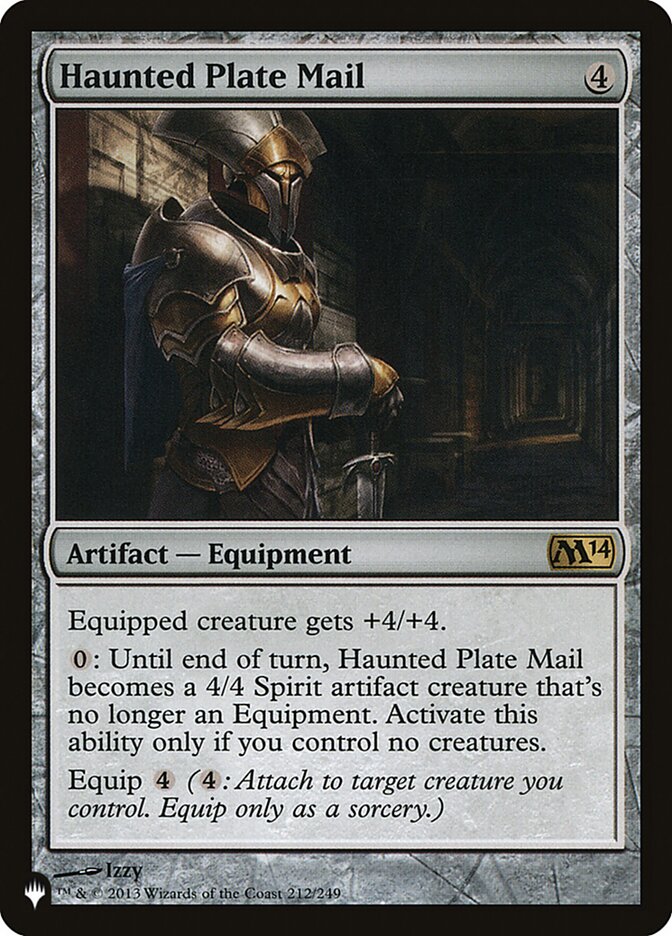 Haunted Plate Mail [The List] | Gate City Games LLC