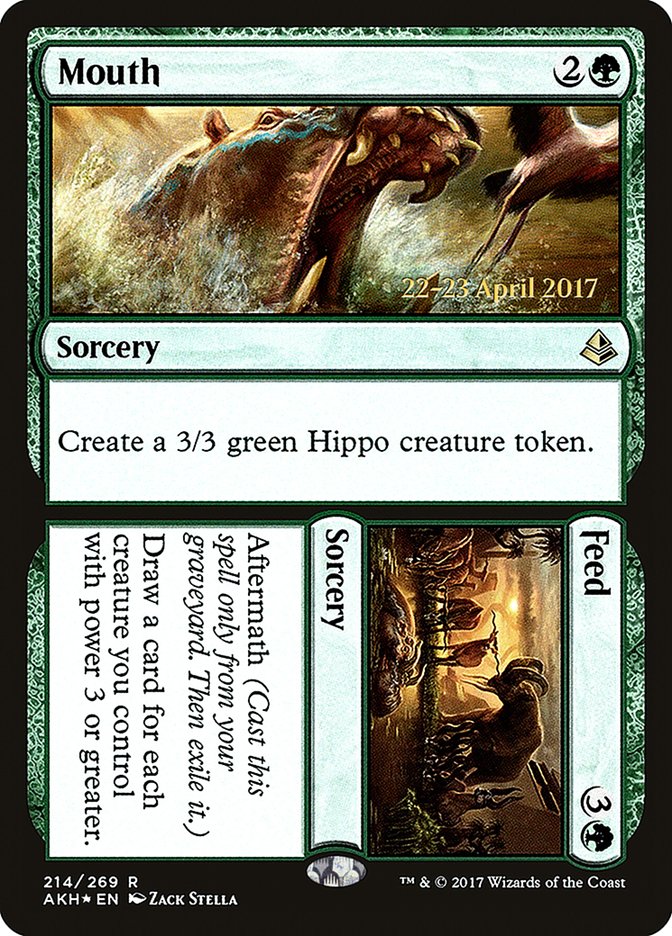 Mouth // Feed [Amonkhet Prerelease Promos] | Gate City Games LLC