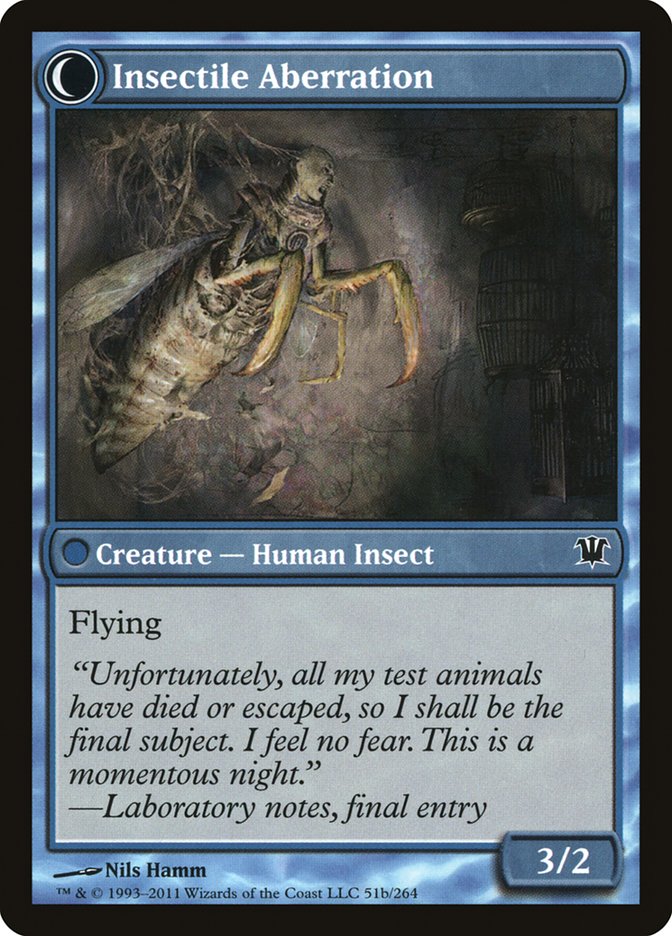 Delver of Secrets // Insectile Aberration [Innistrad] | Gate City Games LLC