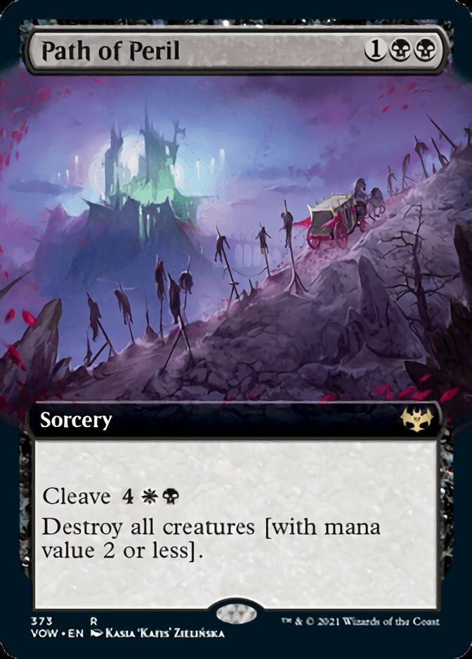 Path of Peril (Extended Art) [Innistrad: Crimson Vow] | Gate City Games LLC