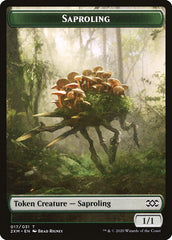 Copy // Saproling Double-Sided Token [Double Masters Tokens] | Gate City Games LLC