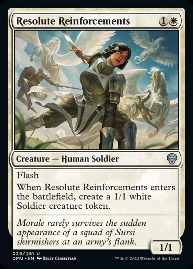 Resolute Reinforcements [Dominaria United] | Gate City Games LLC