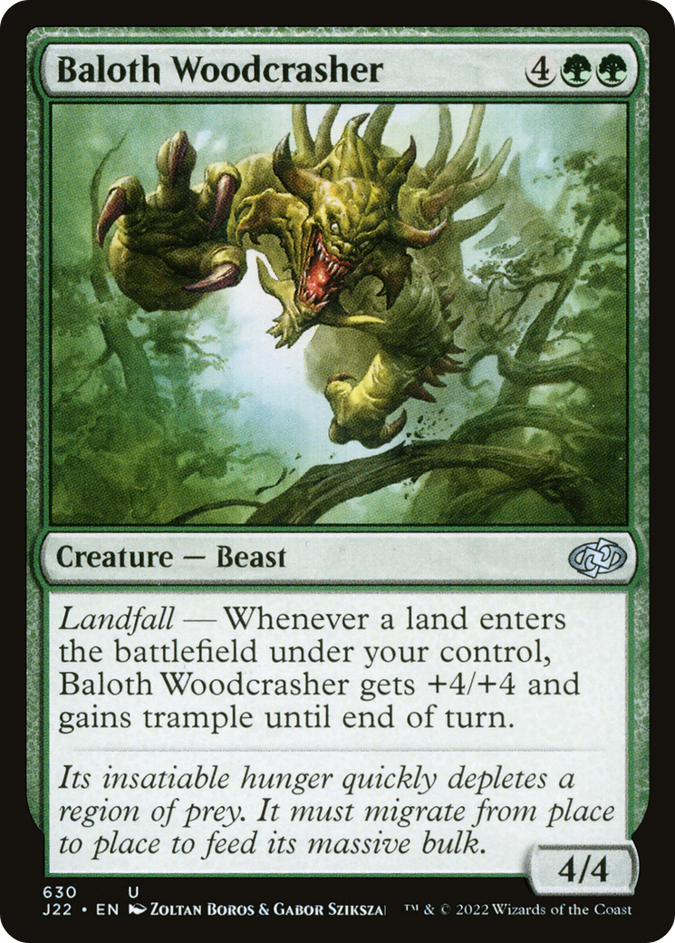 Baloth Woodcrasher [Jumpstart 2022] | Gate City Games LLC