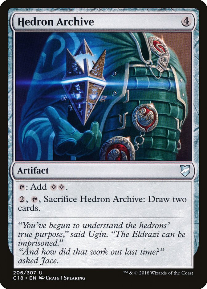 Hedron Archive [Commander 2018] | Gate City Games LLC