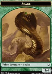 Snake // Zombie Double-Sided Token [Hour of Devastation Tokens] | Gate City Games LLC