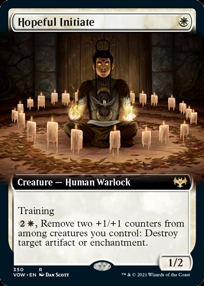 Hopeful Initiate (Extended Art) [Innistrad: Crimson Vow] | Gate City Games LLC