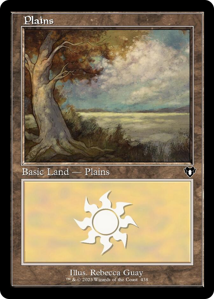 Plains (438) (Retro) [Commander Masters] | Gate City Games LLC