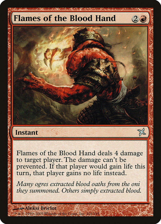 Flames of the Blood Hand [Betrayers of Kamigawa] | Gate City Games LLC