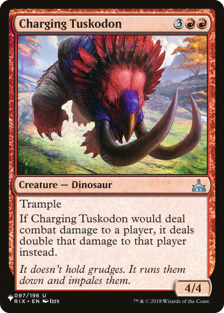 Charging Tuskodon [The List] | Gate City Games LLC