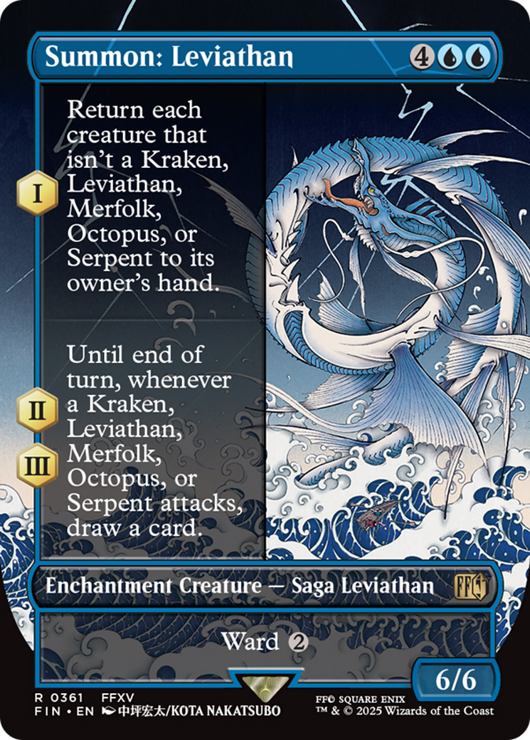 Summon: Leviathan (Borderless) [FINAL FANTASY] | Gate City Games LLC