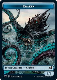 Kraken // Elemental (010) Double-Sided Token [Commander 2020 Tokens] | Gate City Games LLC