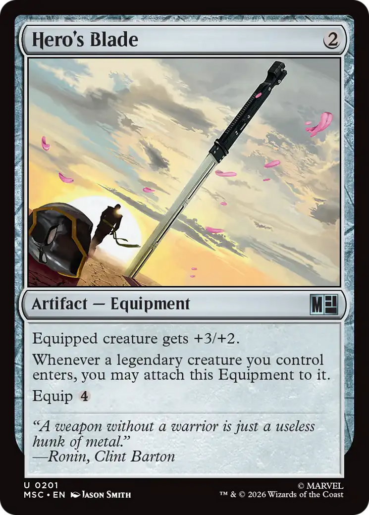 Hero's Blade [Marvel Super Heroes Commander] | Gate City Games LLC