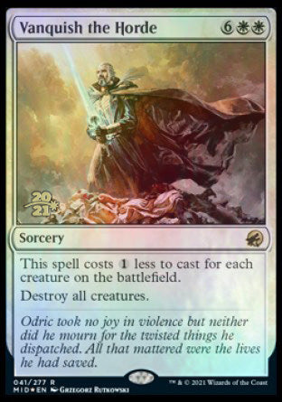 Vanquish the Horde [Innistrad: Midnight Hunt Prerelease Promos] | Gate City Games LLC