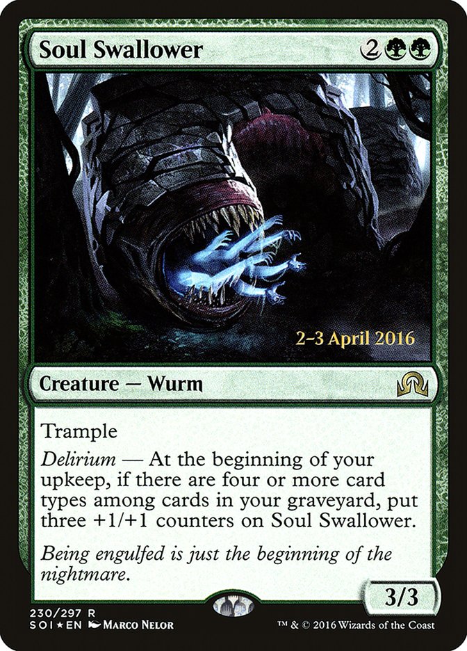 Soul Swallower [Shadows over Innistrad Prerelease Promos] | Gate City Games LLC