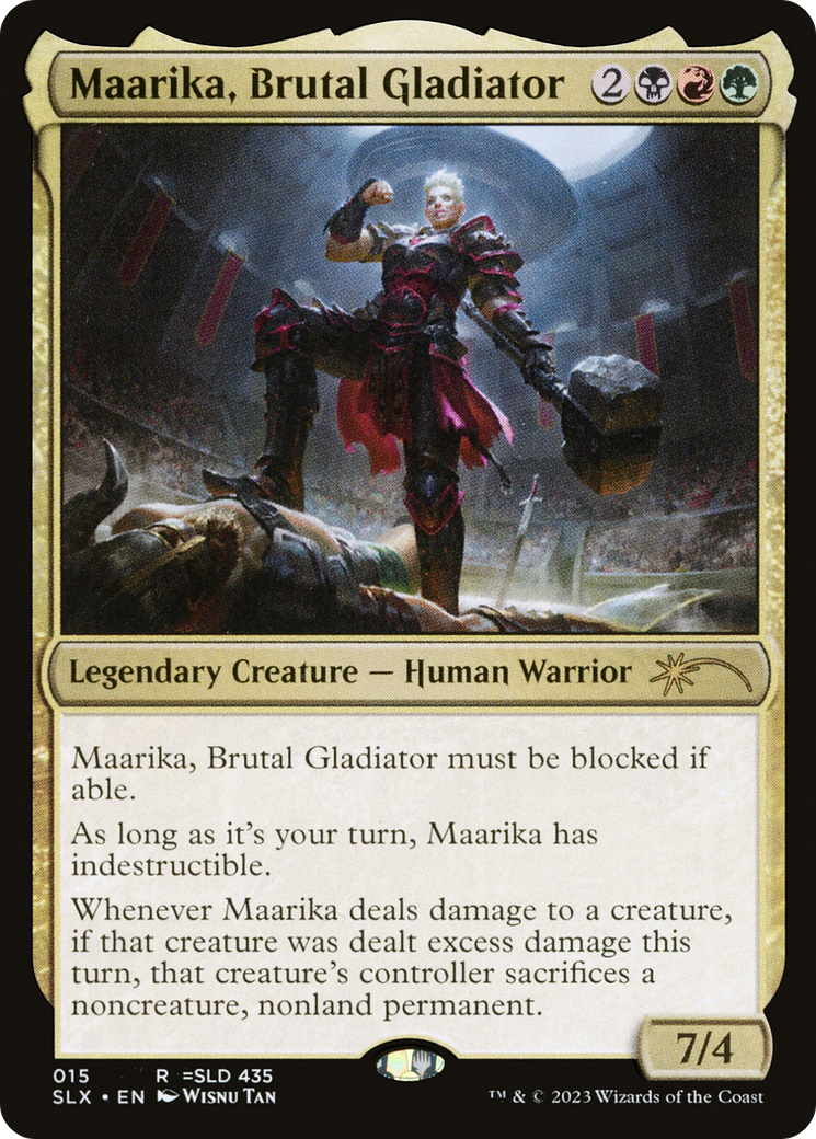 Maarika, Brutal Gladiator [Secret Lair: Universes Within] | Gate City Games LLC