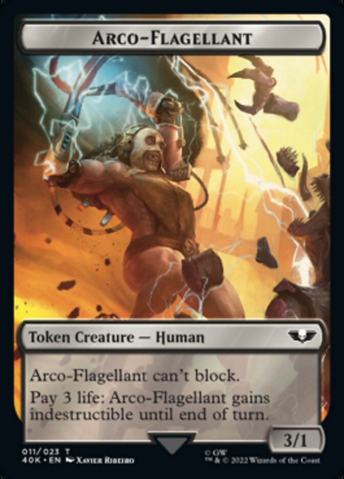 Soldier (004) // Arco-Flagellant Double-Sided Token [Warhammer 40,000 Tokens] | Gate City Games LLC