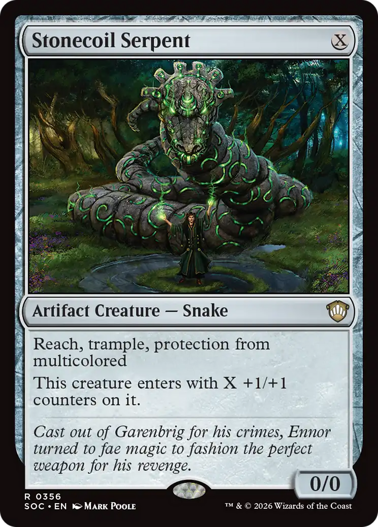 Stonecoil Serpent [Secrets of Strixhaven Commander] | Gate City Games LLC