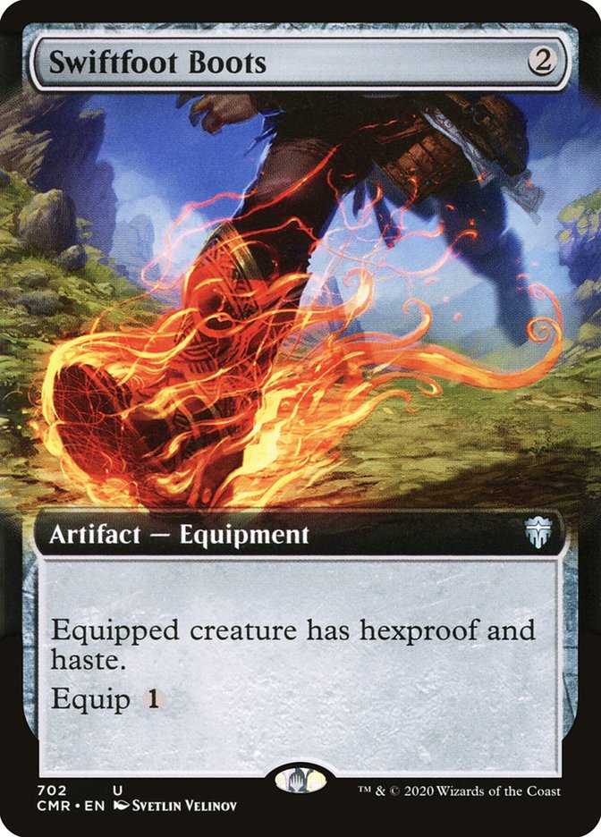 Swiftfoot Boots (Extended Art) [Commander Legends] | Gate City Games LLC