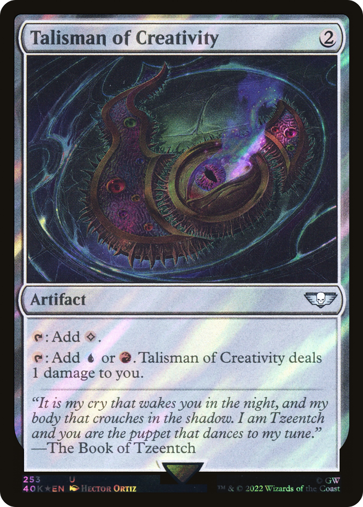 Talisman of Creativity (Surge Foil) [Marvel Super Heroes Commander] | Gate City Games LLC