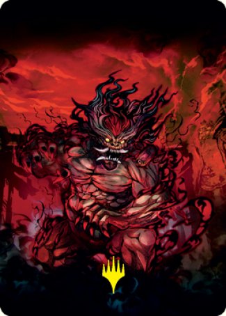 Vessel of the All-Consuming Art Card (Gold-Stamped Signature) [Kamigawa: Neon Dynasty Art Series] | Gate City Games LLC