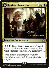 Profane Procession // Tomb of the Dusk Rose [Rivals of Ixalan Prerelease Promos] | Gate City Games LLC