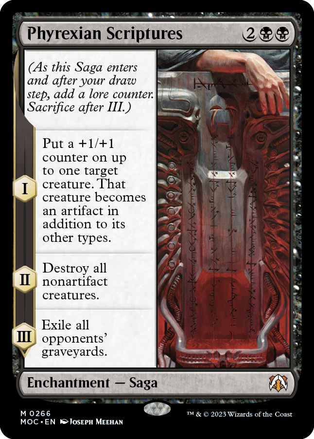 Phyrexian Scriptures [March of the Machine Commander] | Gate City Games LLC
