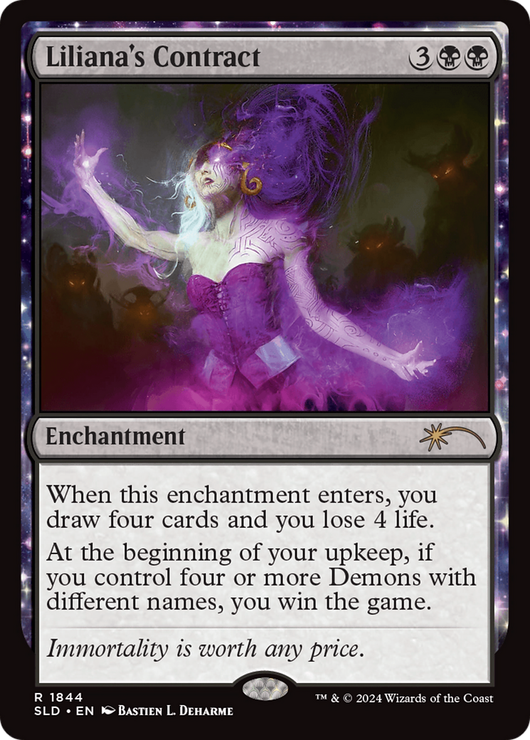 Liliana's Contract (1844) [Secret Lair Drop Series] | Gate City Games LLC