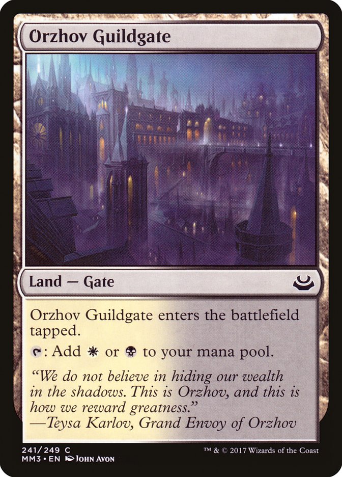 Orzhov Guildgate [Modern Masters 2017] | Gate City Games LLC