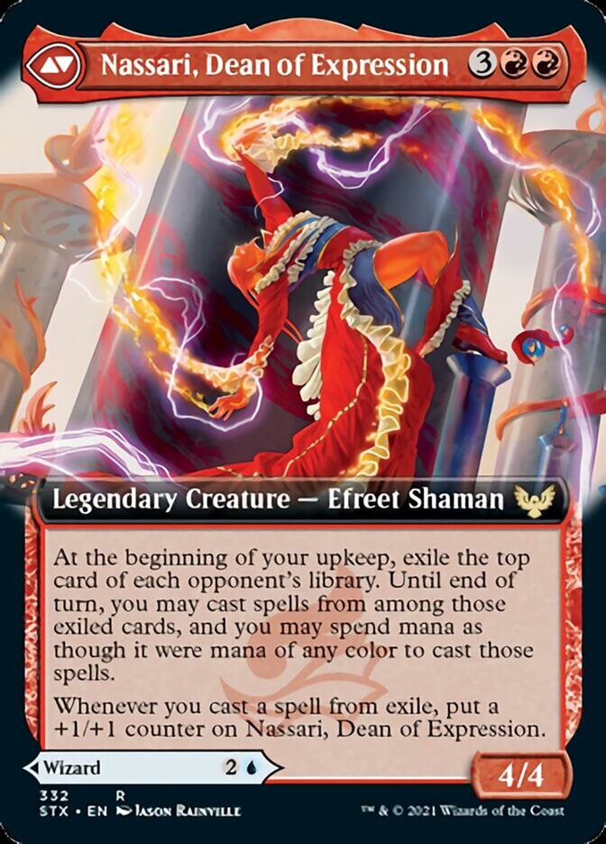 Uvilda, Dean of Perfection // Nassari, Dean of Expression (Extended Art) [Strixhaven: School of Mages] | Gate City Games LLC