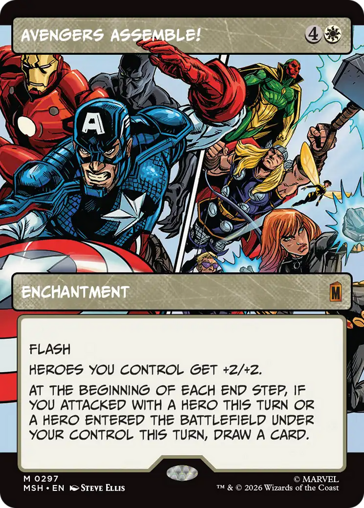 Avengers Assemble! (Borderless) (0297) [Marvel Super Heroes] | Gate City Games LLC