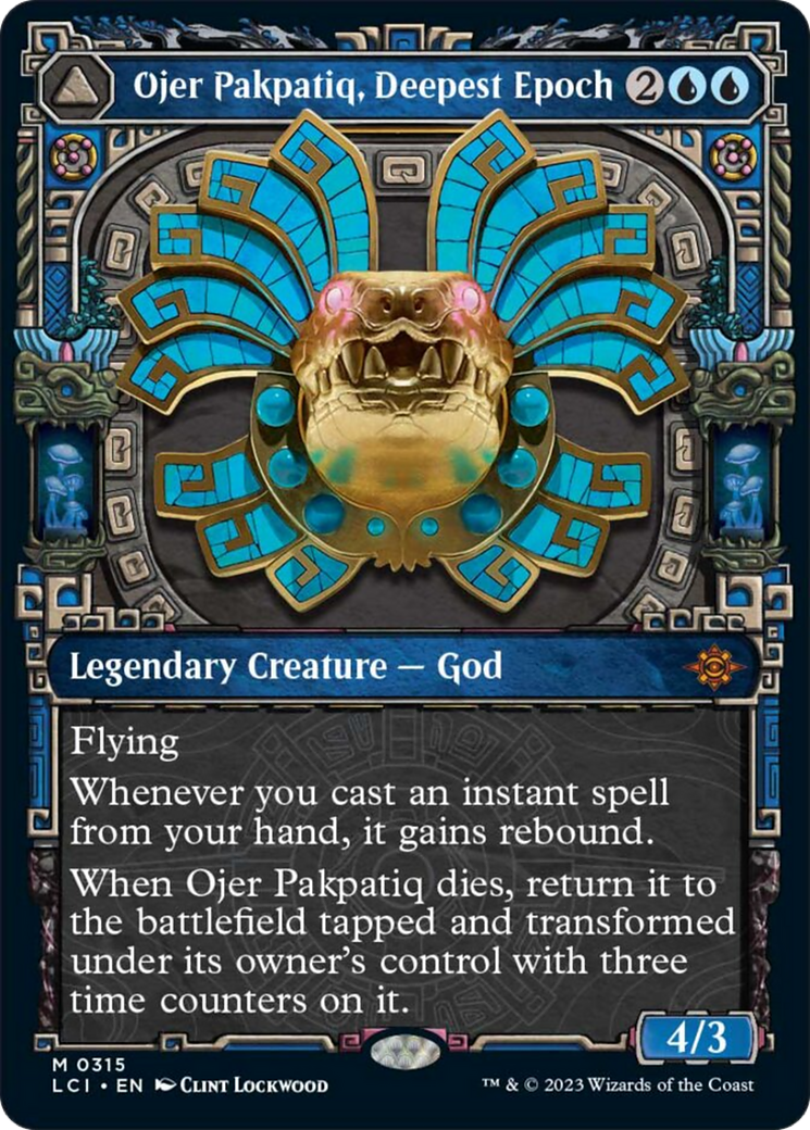 Ojer Pakpatiq, Deepest Epoch // Temple of Cyclical Time (Showcase) [The Lost Caverns of Ixalan] | Gate City Games LLC