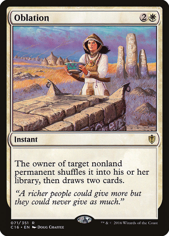 Oblation [Commander 2016] | Gate City Games LLC