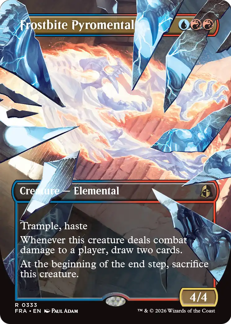 Frostbite Pyromental (Borderless) [Reality Fracture] | Gate City Games LLC