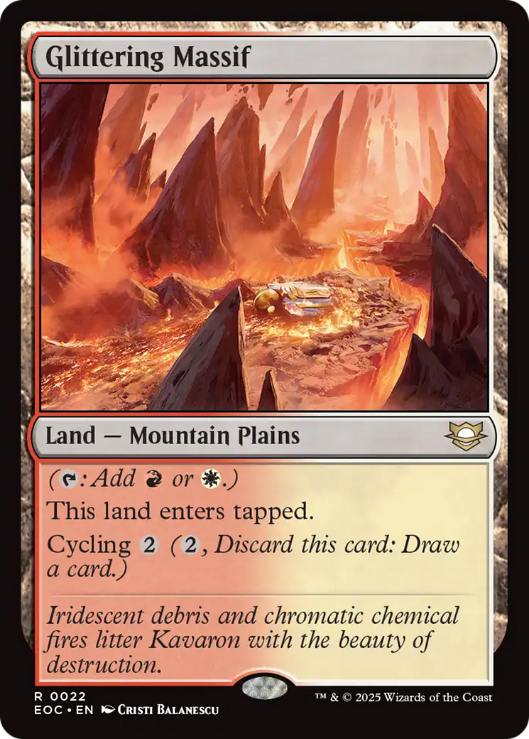 Glittering Massif [Edge of Eternities Commander] | Gate City Games LLC