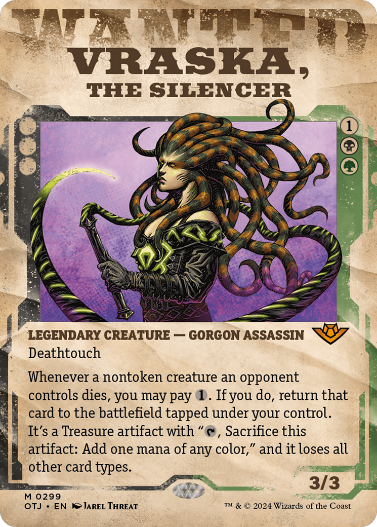 Vraska, the Silencer (Showcase) [Outlaws of Thunder Junction] | Gate City Games LLC