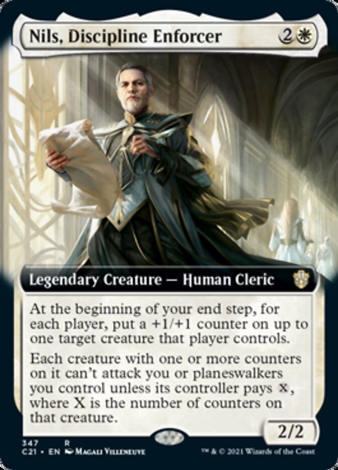Nils, Discipline Enforcer (Extended Art) [Commander 2021] | Gate City Games LLC