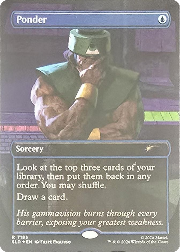 Ponder (7185) [Secret Lair Drop Series] | Gate City Games LLC