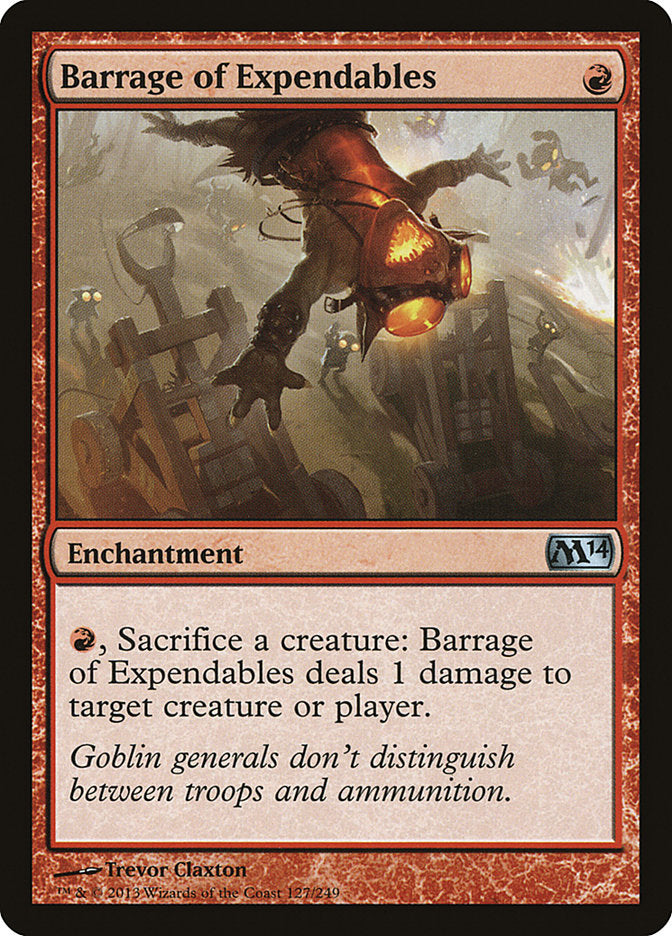 Barrage of Expendables [Magic 2014] | Gate City Games LLC