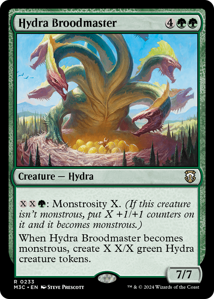 Hydra Broodmaster (Ripple Foil) [Modern Horizons 3 Commander] | Gate City Games LLC
