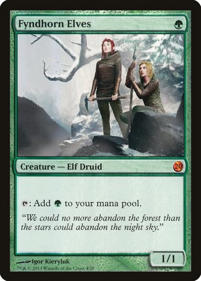 Fyndhorn Elves [From the Vault: Twenty] | Gate City Games LLC