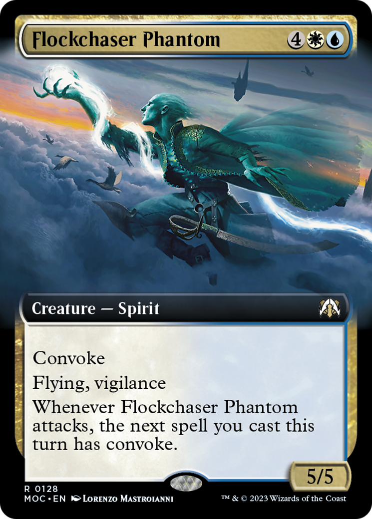 Flockchaser Phantom (Extended Art) [March of the Machine Commander] | Gate City Games LLC